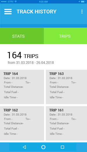 Track history