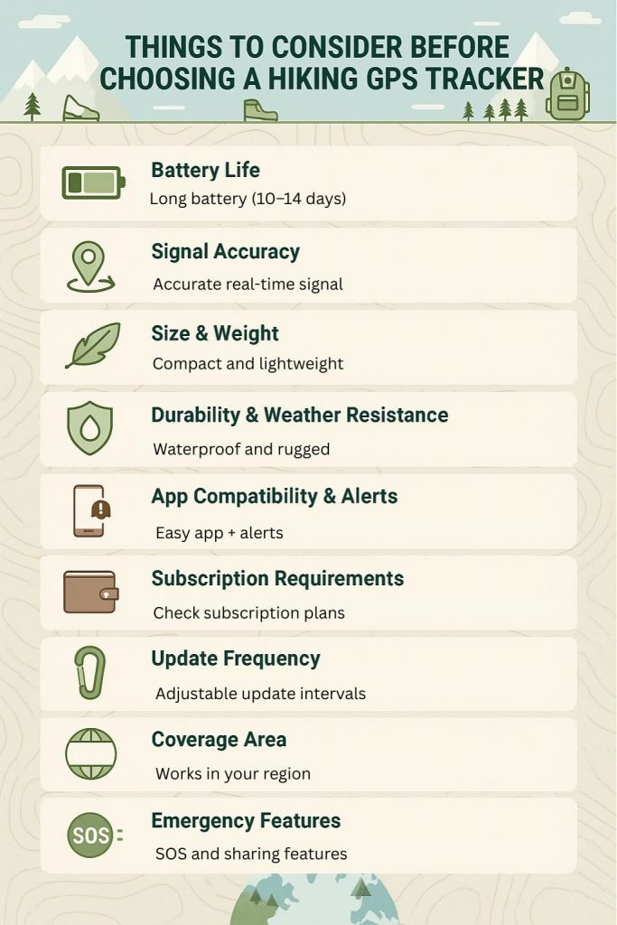 hiking gps tracker buying guide