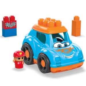 Mega Bloks First Builders Ricky Race Car Building Set