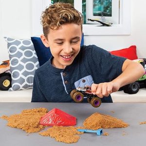Monster Jam, Zombie Monster Dirt Starter Set, Featuring 8oz of Monster Dirt & Official 1: 64 Scale Die-Cast Truck