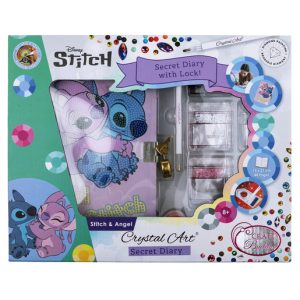Disney Stitch Crystal Art Secret Diary Craft Set