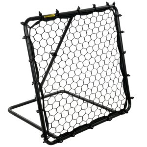 KickMaster Adjustable Rebounder Football Net