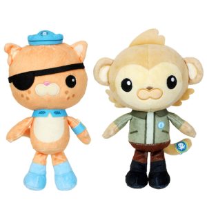 Octonauts Kwazii and Paani 20cm Soft Toy Bundle