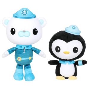 Octonauts Peso and Capt. Barnacles 20cm Soft Toy Bundle