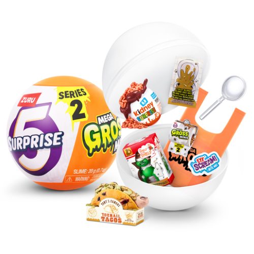 5 Surprise Mega Gross Minis Series 2 Mystery Capsule by ZURU (Styles Vary)