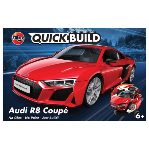 Airfix Quick Build Audi R8 Coupe – Red