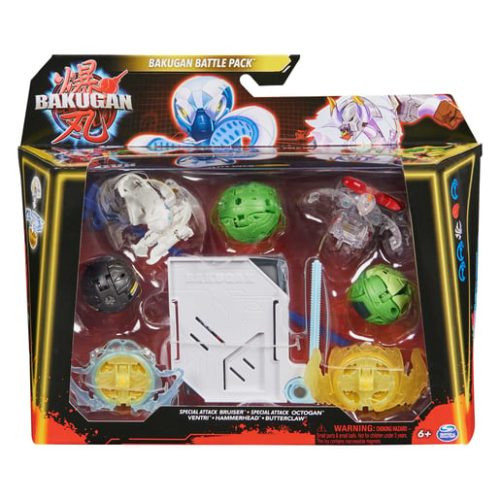 Bakugan Battle Pack – Special Attack Bruiser and Octogan Figures