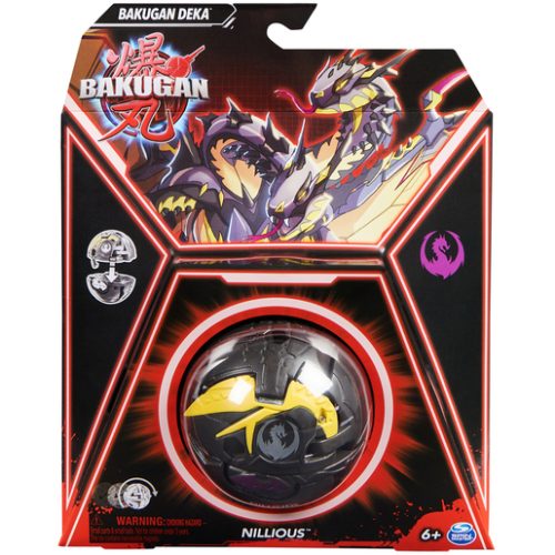 Bakugan Deka Pack – Nillious (Black) Figure