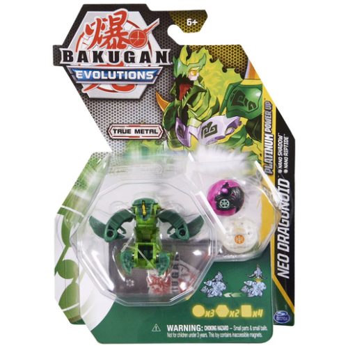 Bakugan Evolutions Platinum Power Up Neo Dragonoid Battling Toy