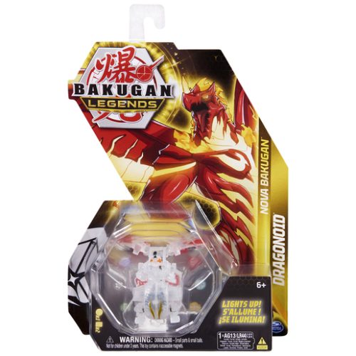 Bakugan Legends Nova – Dragonoid (White) Light-Up Figure