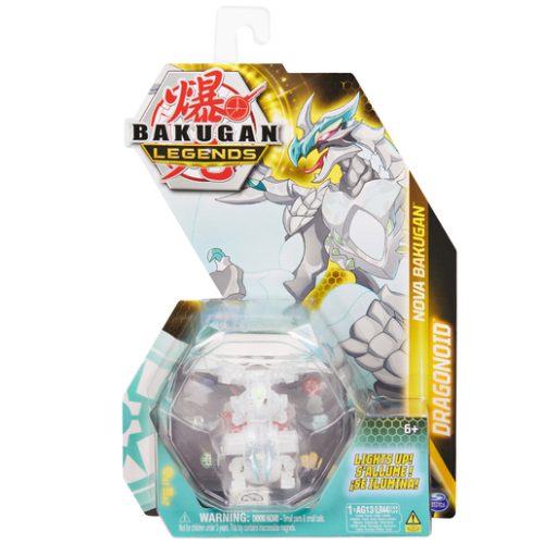 Bakugan Legends Nova – Dragonoid (White) Light-Up Figure