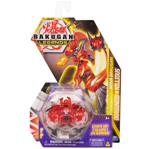 Bakugan Legends Nova – Dragonoid x Nillious (Red) Figure
