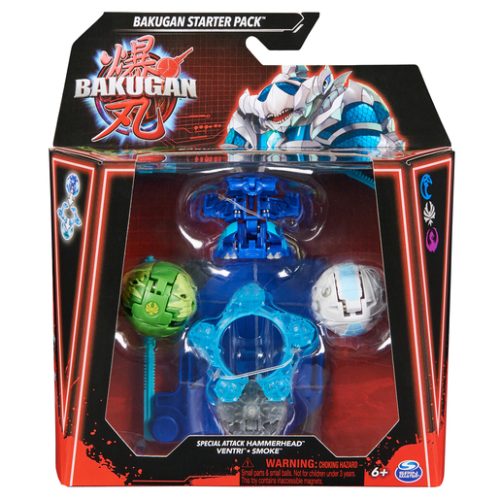 Bakugan Starter Pack – Special Attack Hammerhead Ventri and Smoke Figures