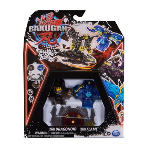 Bakugan Street Brawl  Dragonoid  Vs Flame 2 Pack Battling Figures