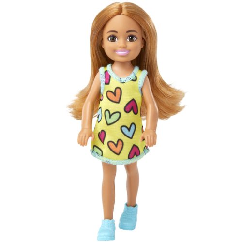 Barbie Chelsea 15cm Doll – Heart-Print Dress