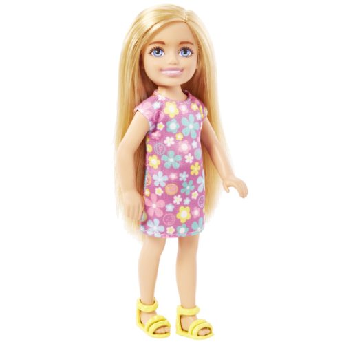 Barbie Chelsea 15cm Doll – Purple Flower Dress
