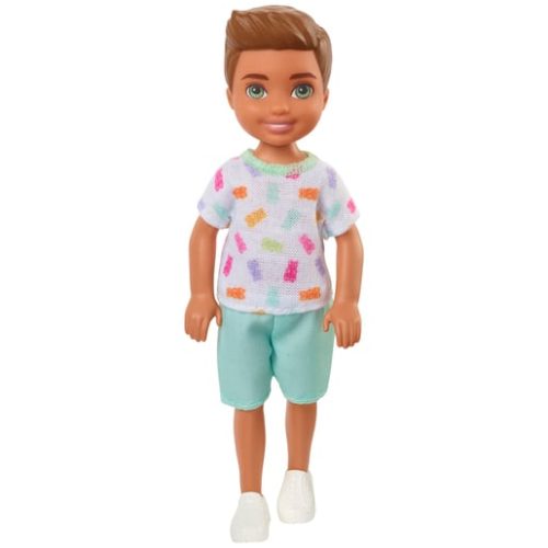 Barbie Club Chelsea 15cm Doll – Gummy Bear T-Shirt and Shorts
