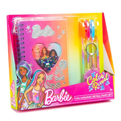 Barbie Colour Reveal Holographic Reveal Diary Set