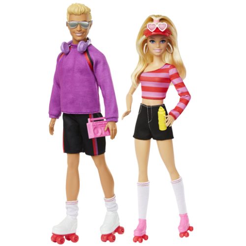 Barbie Fashionistas – Barbie and Ken Roller Skating 2 Figure Pack