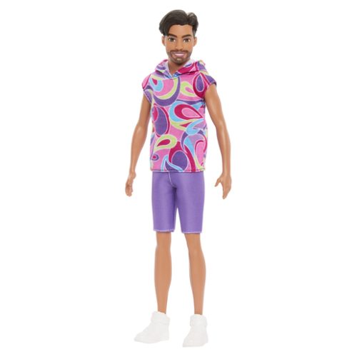 Barbie Ken Fashionistas Doll – Ken Bright Abstract Tee and Shorts