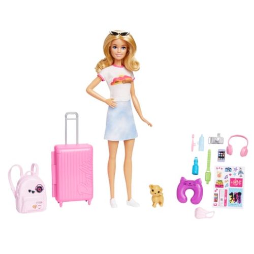 Barbie Malibu Doll Travel Playset