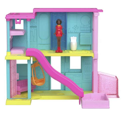 Barbie Mini BarbieLand Dreamhouse with Orange Dress Doll