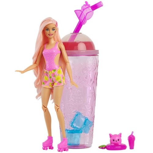 Barbie Pop Reveal Fruit Series – Strawberry Lemonade Scented Doll & Surprises