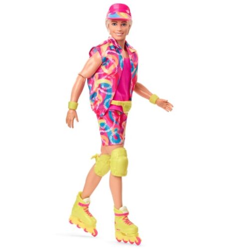 Barbie The Movie – Inline Skating Ken Doll with Retro-Inspired Skate Outfit