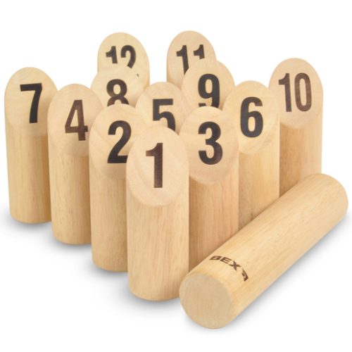 Bex Sport Wooden Number Kubb Original Garden Game