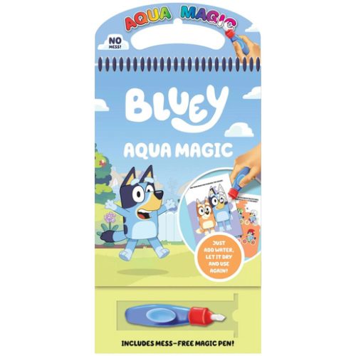 Bluey Aqua Magic Mess Free Colouring Book