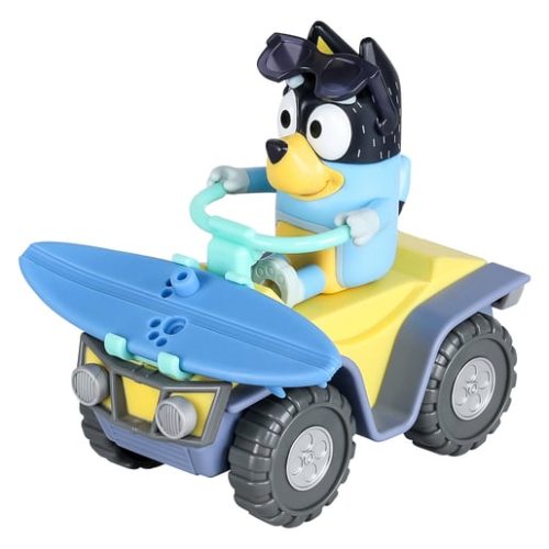 Bluey Beach Quad with Bandit Figure Set