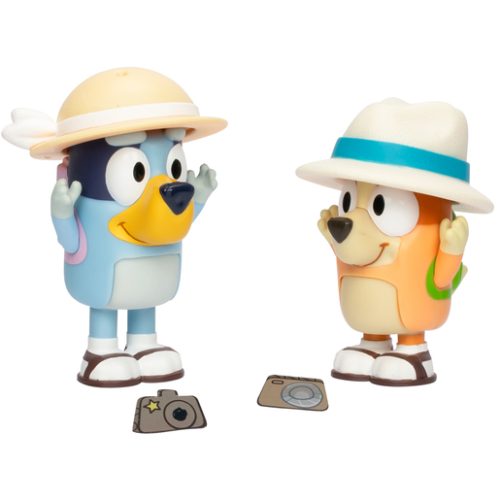 Bluey On Holiday Bluey & Bingo 2 Figure Pack