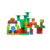 Build Me Up Maxi Happy Jungle Home Building Bricks Playset – 42 Pieces