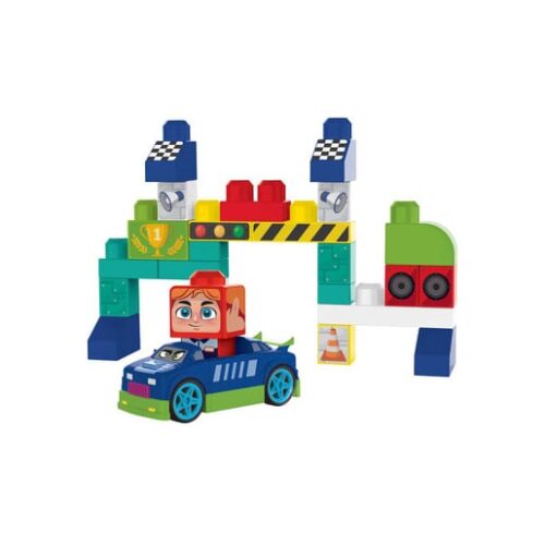 Build Me Up Maxi Vehicle Racers Building Bricks Playset – 25 Pieces (styles vary)