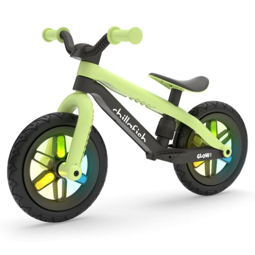 Chillafish BMXie Glow Green Light Up Balance Bike
