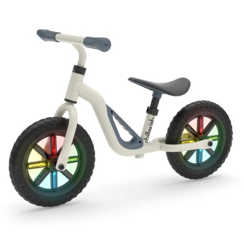 Chillafish Charlie Glow Beige Light Up Balance Bike