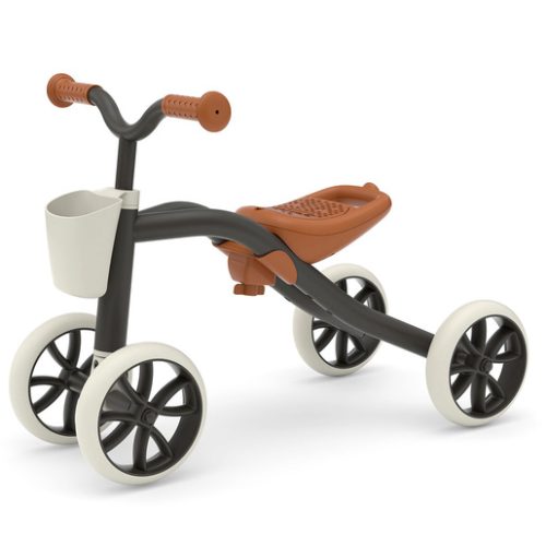 Chillafish Quadie 4-Wheeler Black Ride On with Basket