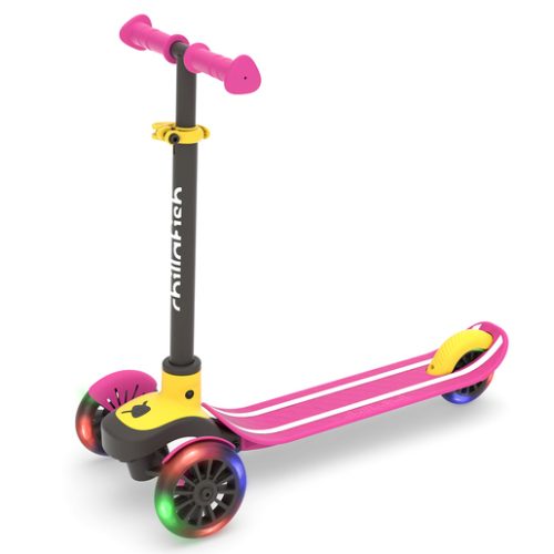Chillafish Scotti Glow Pink 3 Wheeled Light Up Scooter