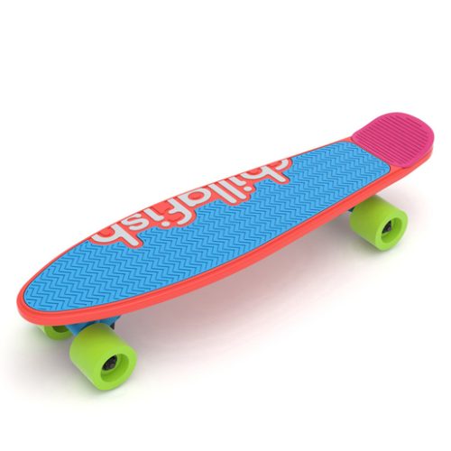 Chillafish Skatie Red Customisable 63cm Skateboard