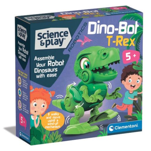 Clementoni – Dino Bot T-Rex Robotics Build Kit