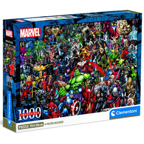 Clementoni – Marvel Avengers Impossible Puzzle 1000 Pieces