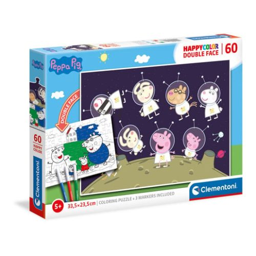 Clementoni – Peppa Pig Double Faced 60pc Puzzle