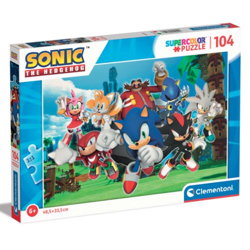 Clementoni – Sonic the Hedgehog Puzzle 104 Pieces