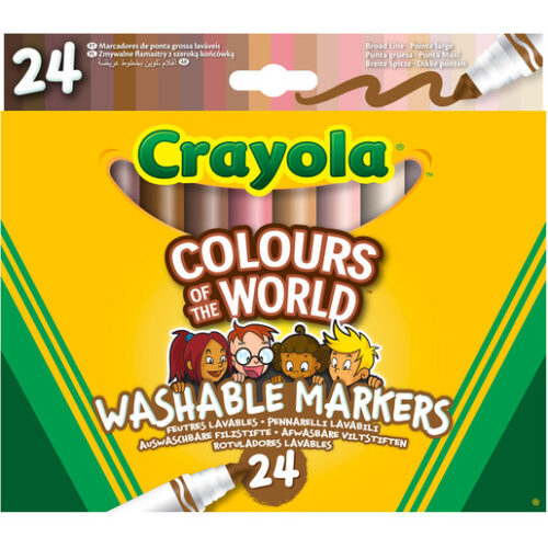 Crayola: Colours of The World – 24 Washable Markers