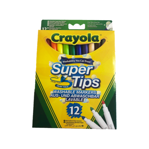 Crayola Supertips Pens – 12 Pack