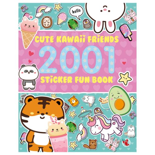 Cute Kawaii Friends 2001 Sticker Fun Book
