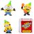 Despicable Me 4 Minions Party Bus Bunch 4 Figure Pack