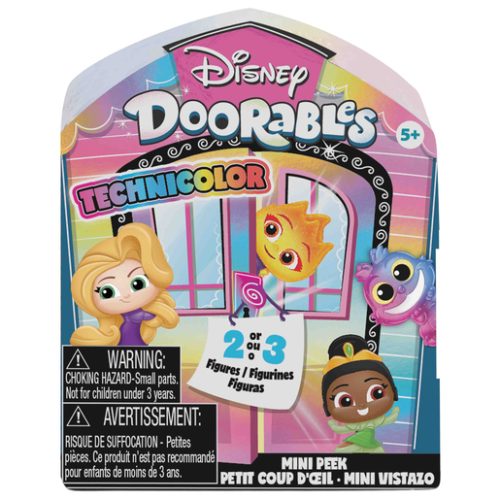 Disney Doorables Technicolour Mini Peek Mystery Figures (Styles Vary)