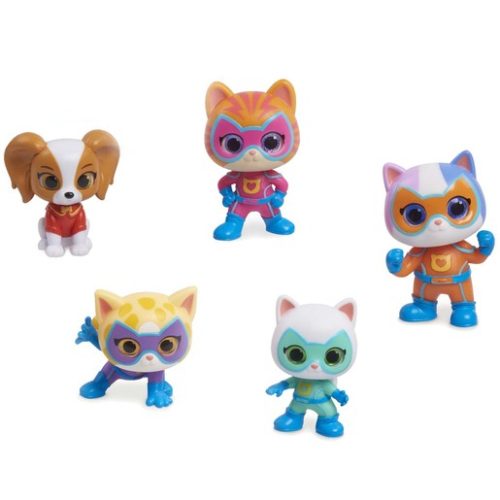 Disney Junior SuperKitties Hero Squad 5 Figure Pack