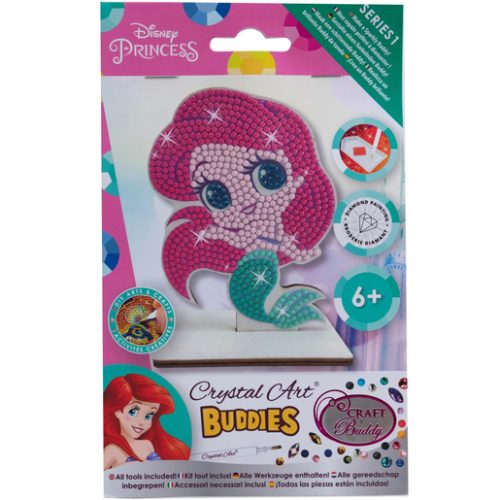 Disney Princess Crystal Art Buddy Ariel Craft Set